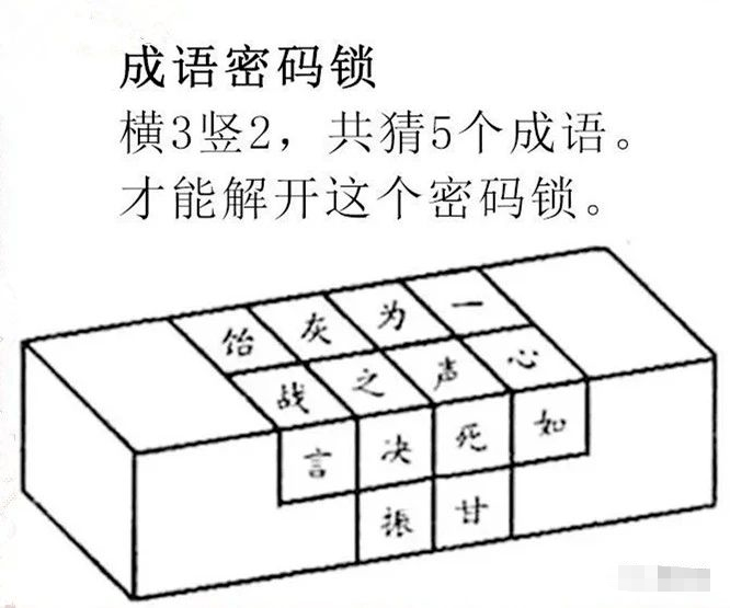 
这是把成语密码锁 您能否打开？​|kycom(图6)